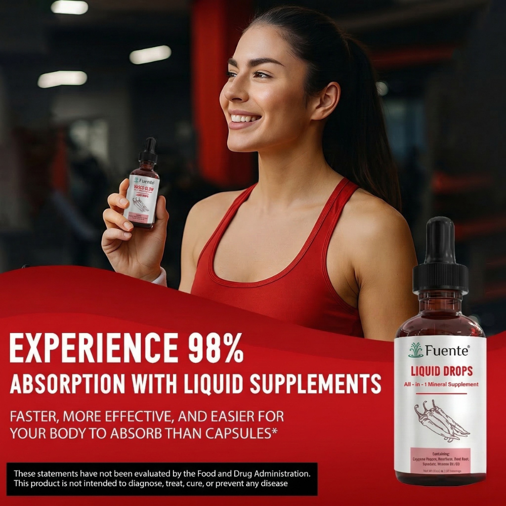 Cayenne Pepper — Blood Flow & Circulation Support Drops