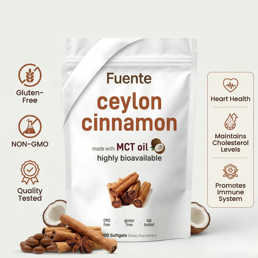 Ceylon Cinnamon Softgels — Pre-Diabetic Blood Sugar Support