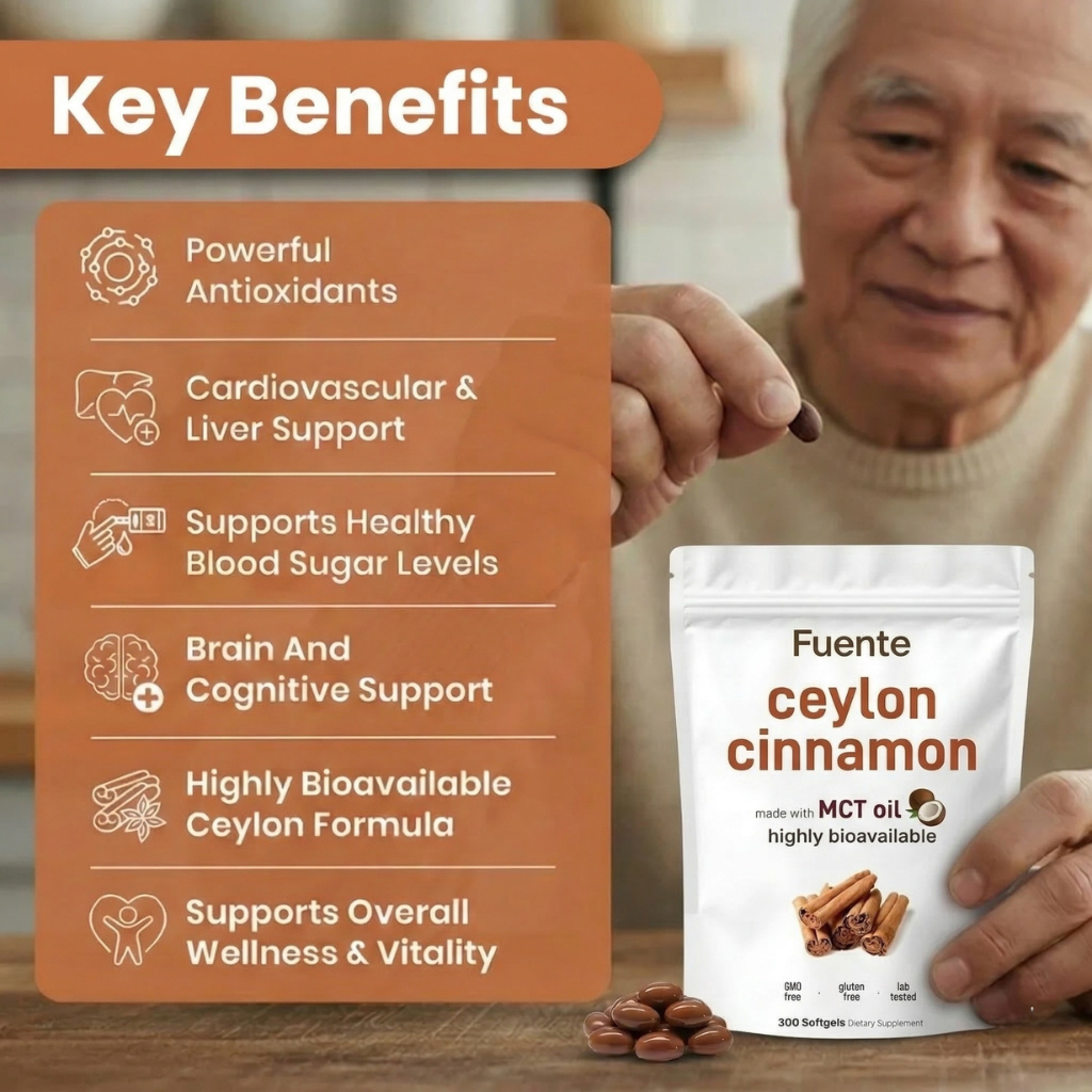 Ceylon Cinnamon Softgels — Pre-Diabetic Blood Sugar Support